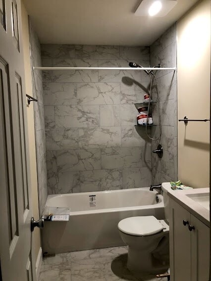 UPPER: Renovated shared Bath upstairs. - 7039 Chesley Search Way