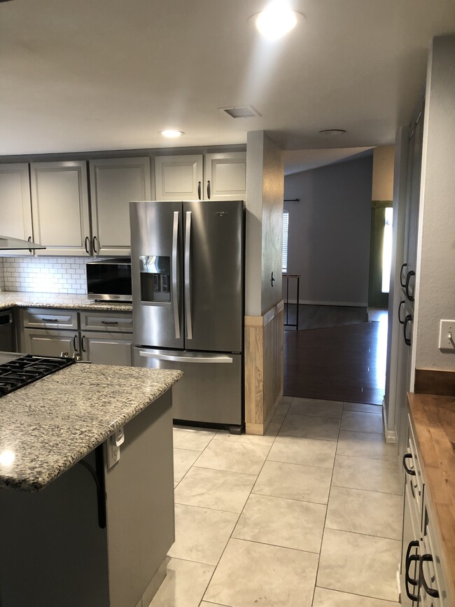 Kitchen view from family room - 175 Orange Park