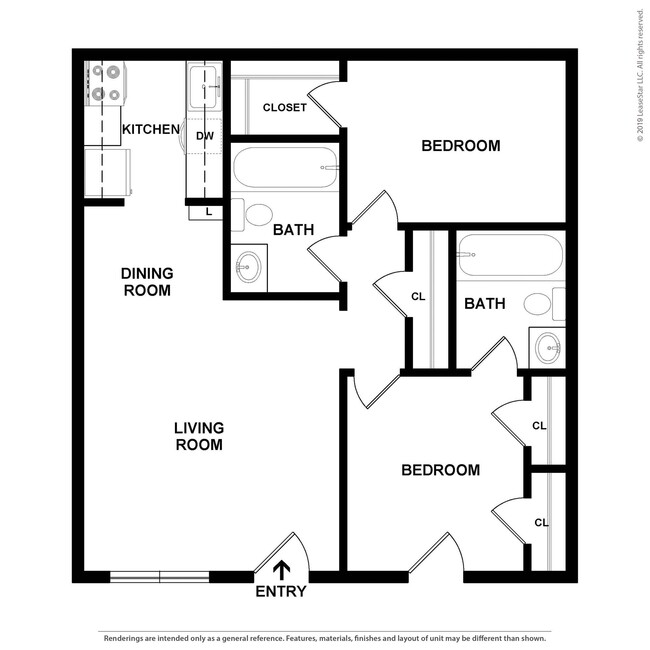 Floorplan - Loreto Apartment Homes