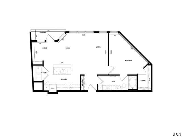 Floorplan - Standard on the River