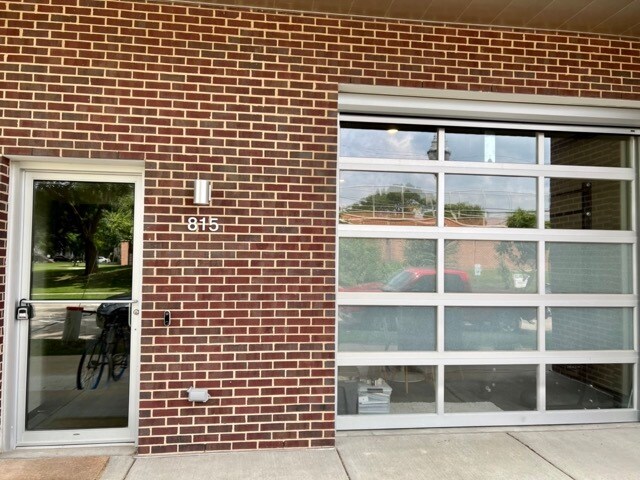 Exterior - Garage door wall - 815 E Mifflin St
