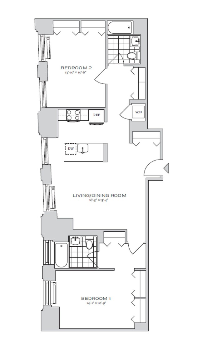 Floorplan - 70 Pine Apartments