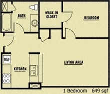 Floorplan - Gilmore Apartments