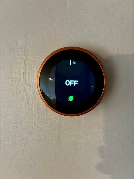 Nest thermostat - 649 Crest Dr