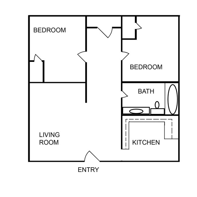Floorplan - MacArthur Apartments