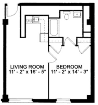 1BR/1BA - Vue at 3rd Street