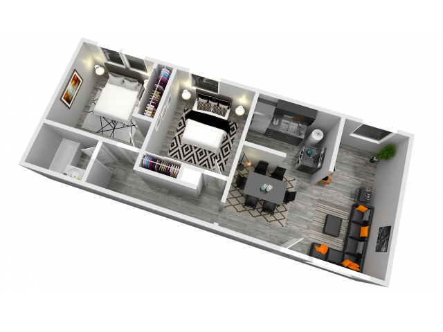2 x 1 - Tam Apartments