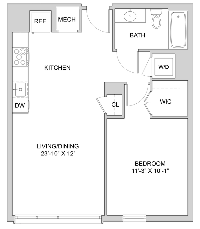 Floorplan - The Modern at Art Place