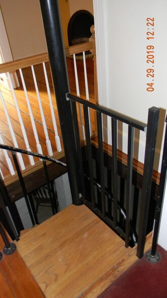 basement spiral steps - 311 N High St