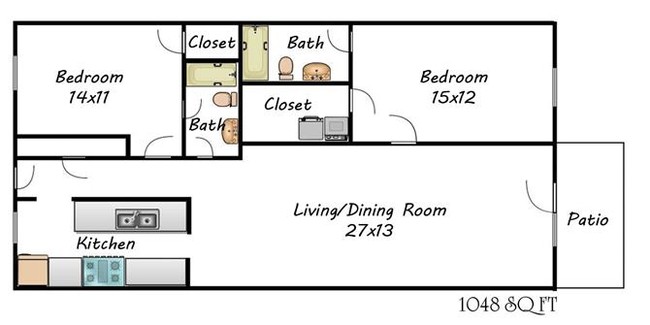 Floorplan - Sanctuary Apartments