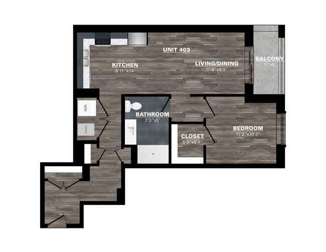 Floorplan - The Mondrian