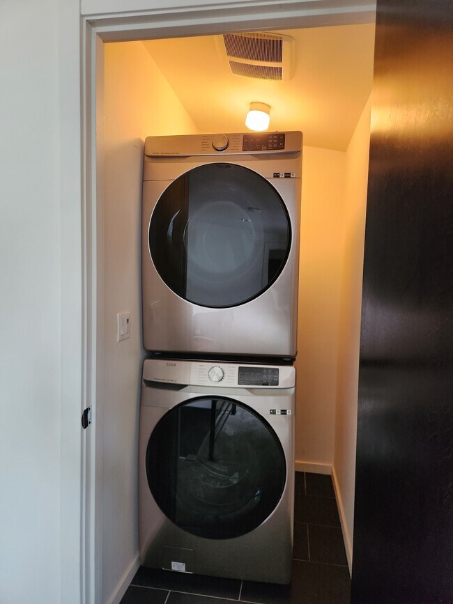 In-unit laundry washer and dryer. Bought in 2023 - 2118 NE 89th St
