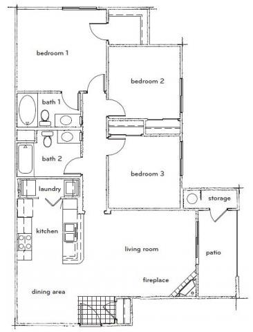 Floorplan - Sterling Village Apartment Homes