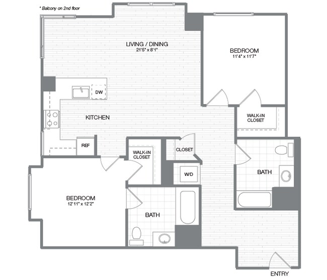Floorplan - Venue Apartments