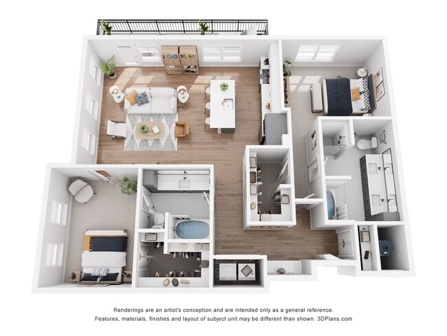 Floorplan - Vance at Bishop Union
