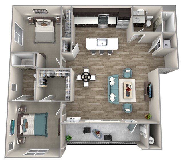 Floorplan - Hearth Apartment Homes