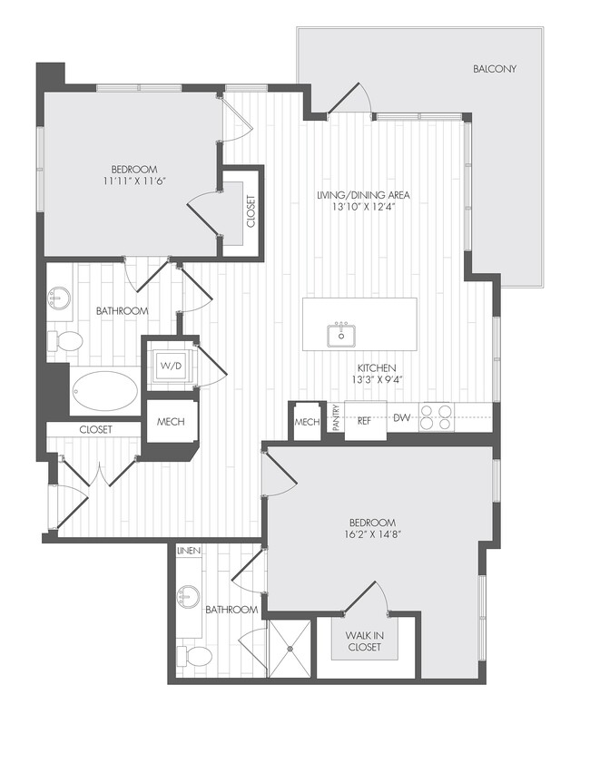 Floorplan - Windsor Marina Bay Apartments