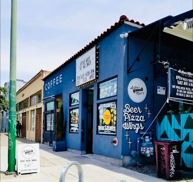 Across the street is Arthur Mac’s for great pizza, beer, wings, and much more! - 667 40th St