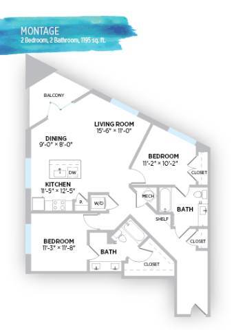 Floorplan - Gallerie Apartments