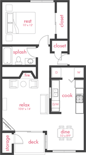 Floorplan - Vibe Apartments