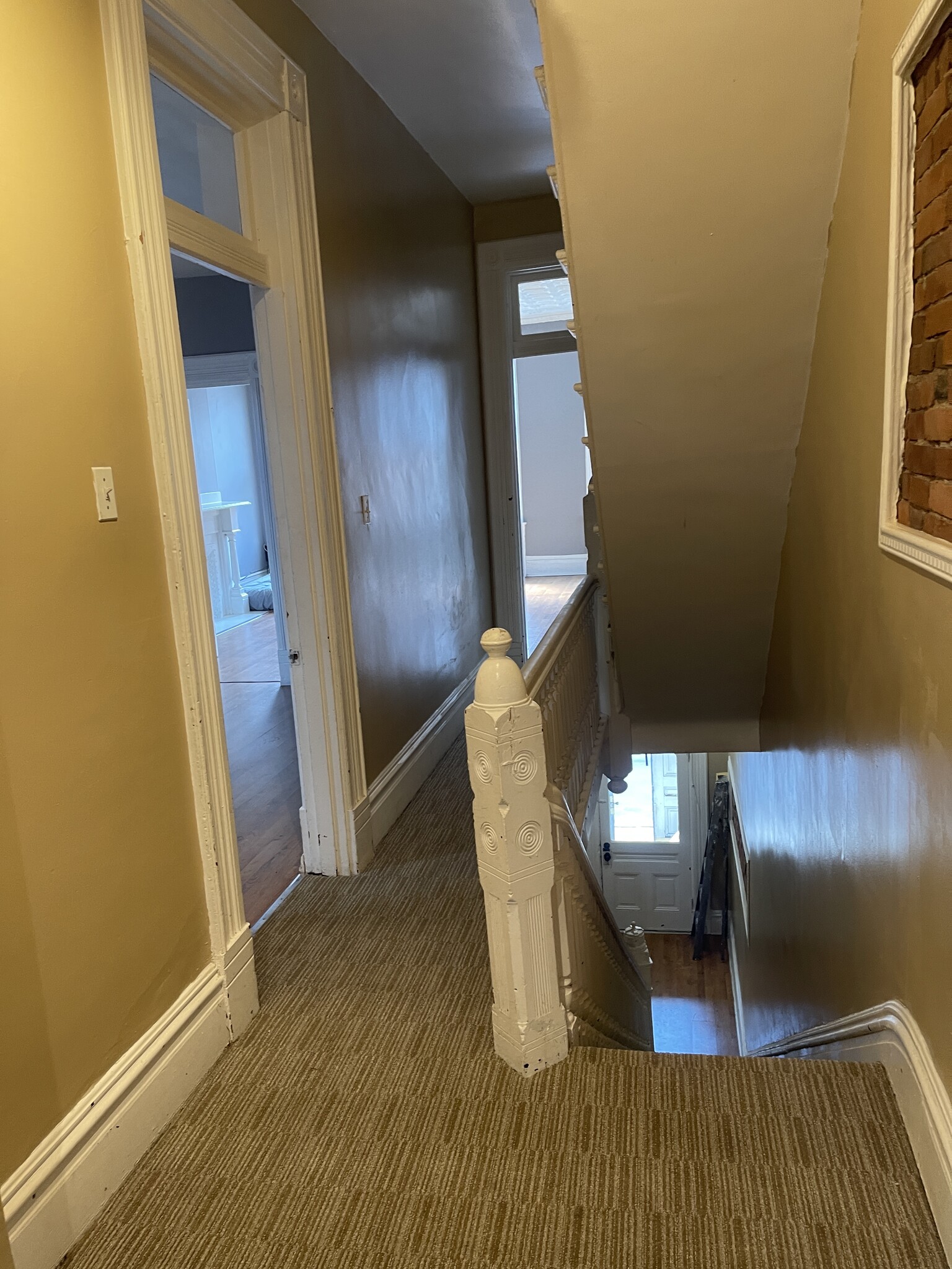 hallway from kitchen - carpet installed on 8/3122 - 89 S 15th St