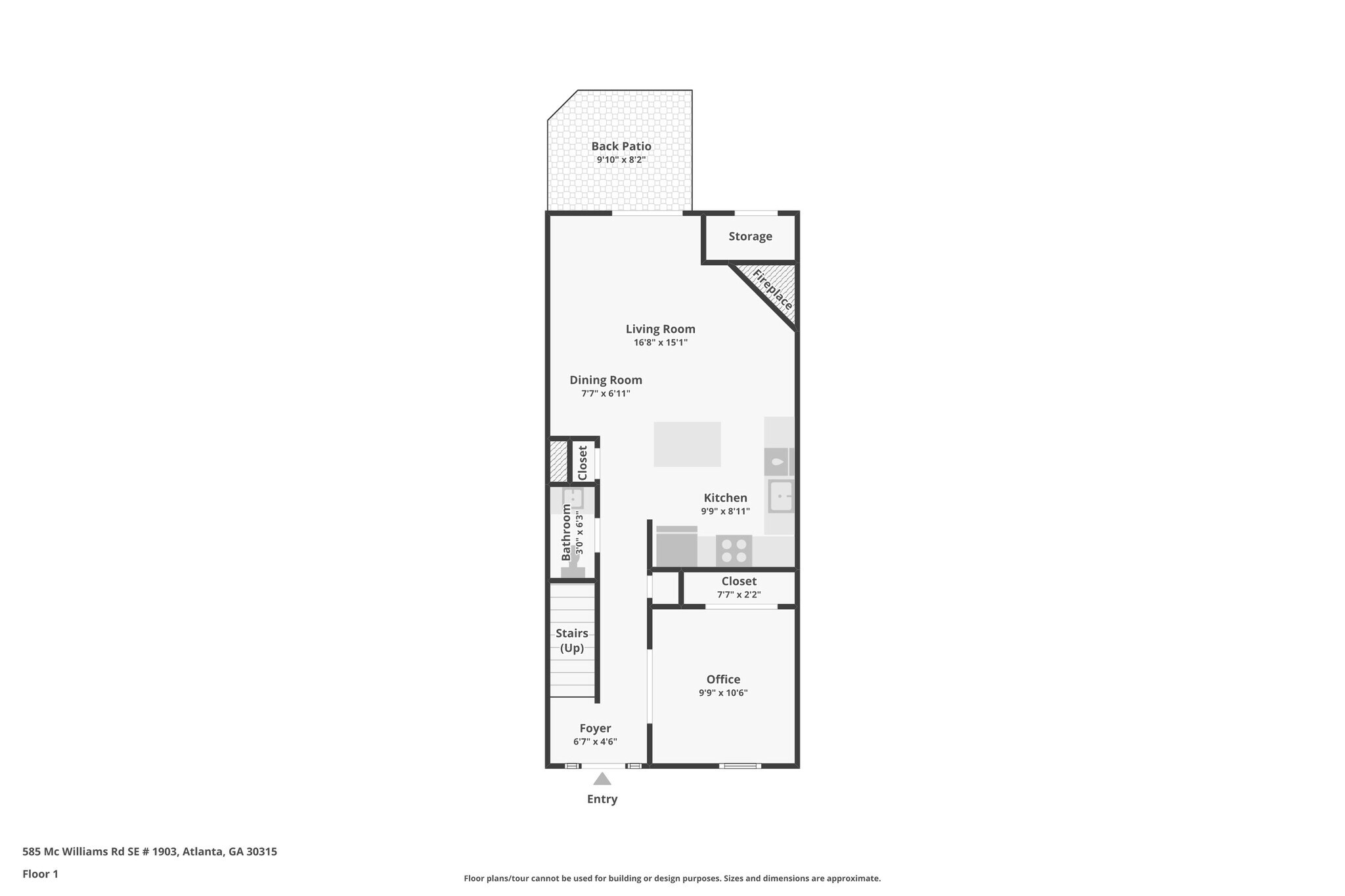 1st Floor Plan - 585 McWilliams Road