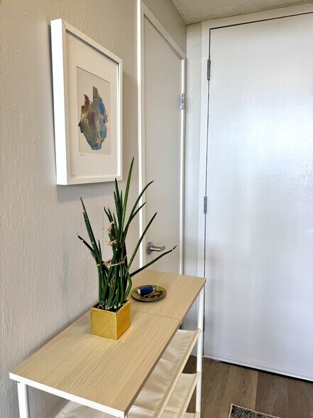 Front entrance w/ Shoe rack - 633 Cowper St