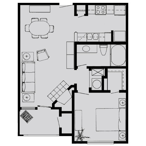 Floorplan - Lenox Village Apartments