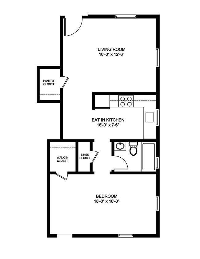 Floorplan - Beechwood Court Apartments