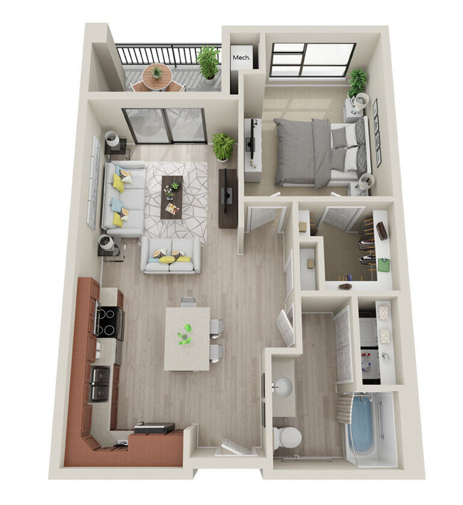 Floorplan - The Landing at 818