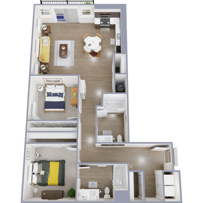 22A_2x2_958_SqFt_Overhead_871579.png - Yale 25 Station