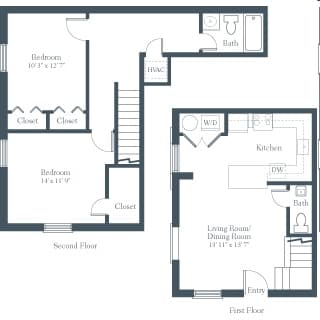 2BR/1.5BA - Regency Metairie Apartments