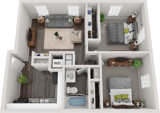 Floorplan - Viceroy Apartments