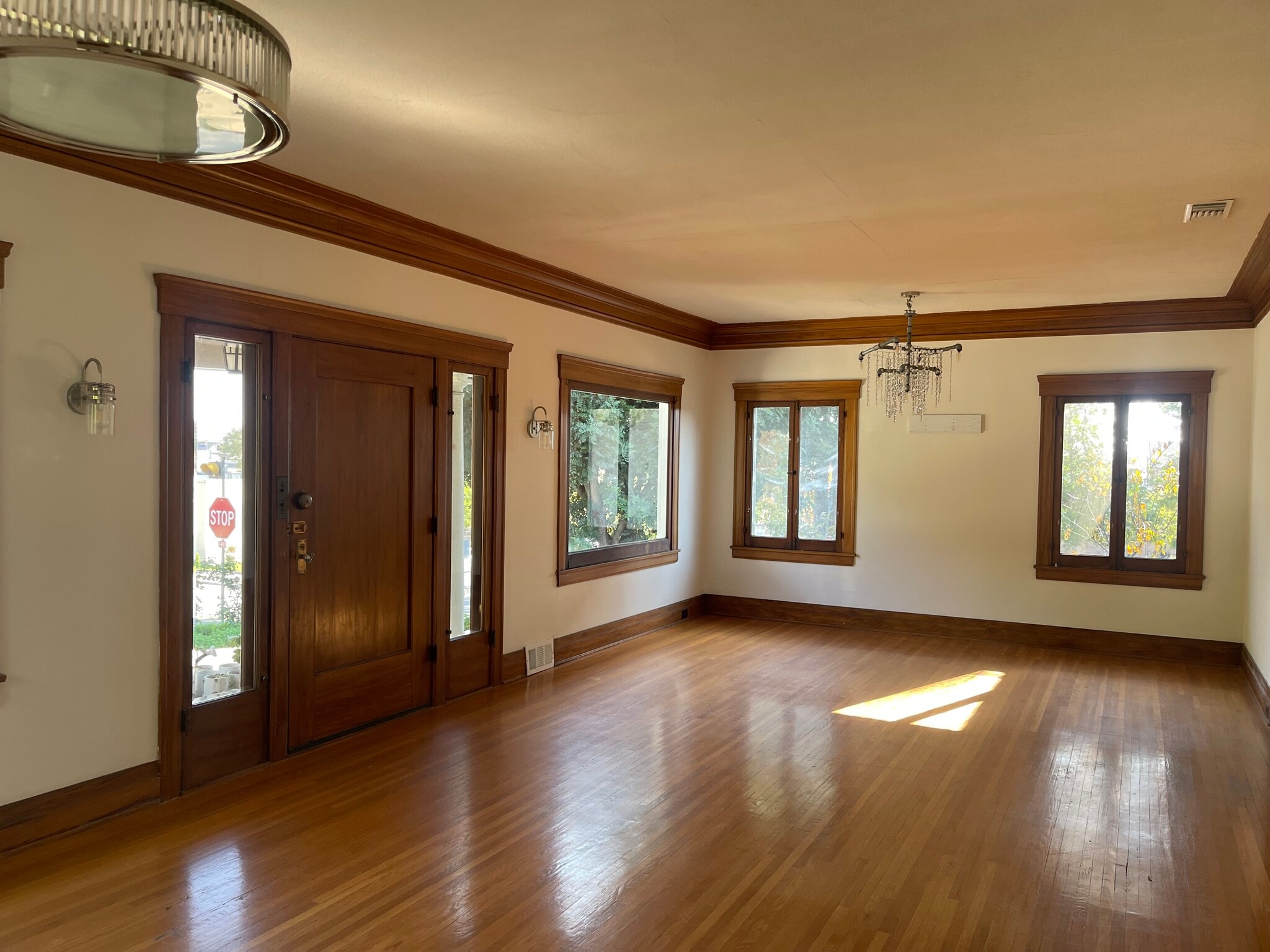 Entry door looking at Dining area - 147 N Baldwin Ave