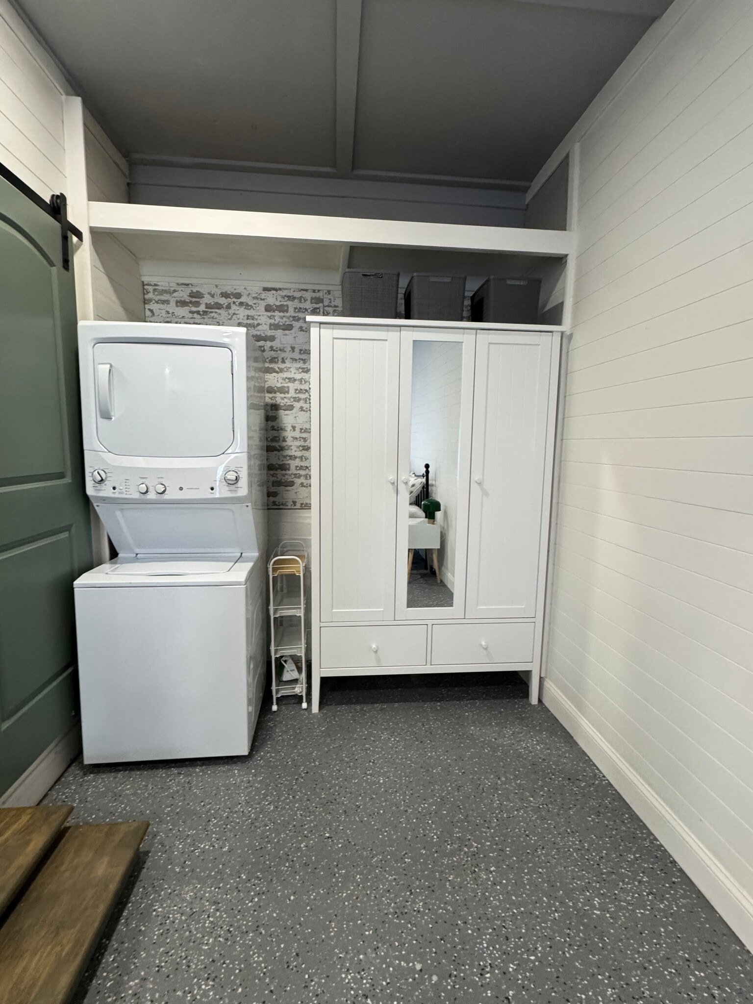 Stackable washer/dryer with Armoire - 729 Highway 314
