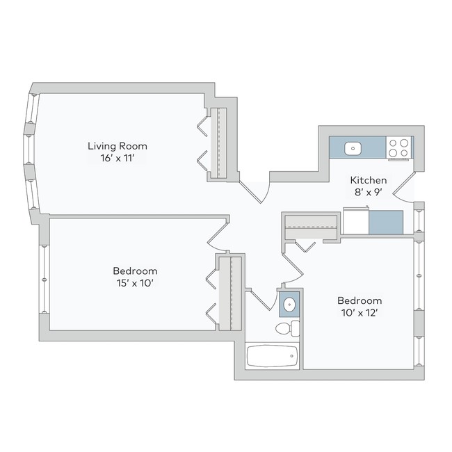 Floorplan - 5222-38 S. Drexel Avenue