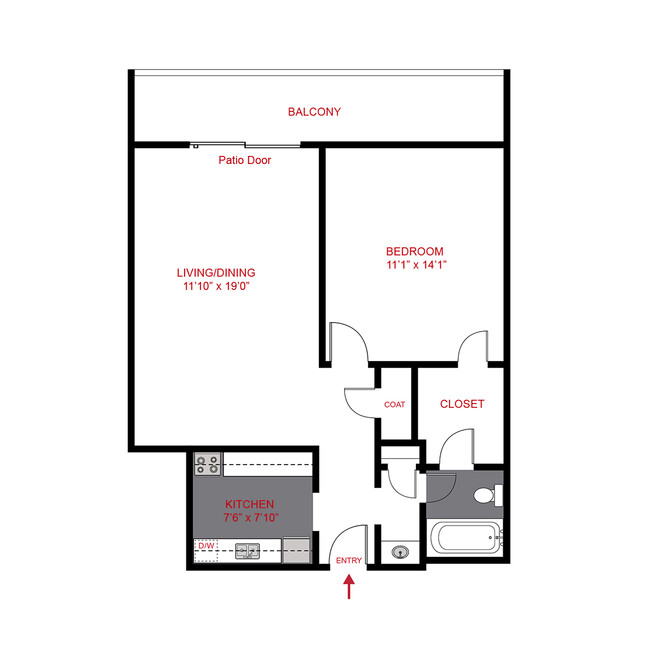 Floorplan - Liv on Steele