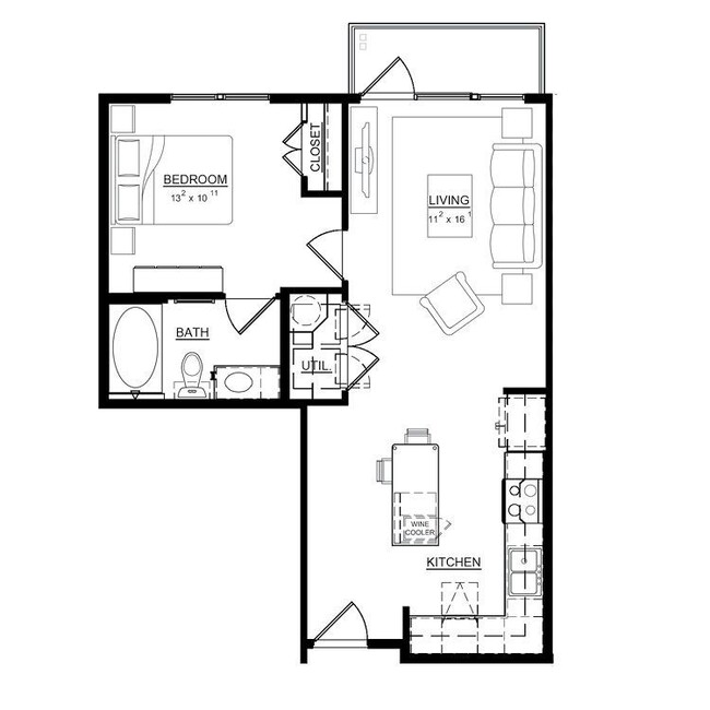 Floorplan - Magnolia on Zang Two