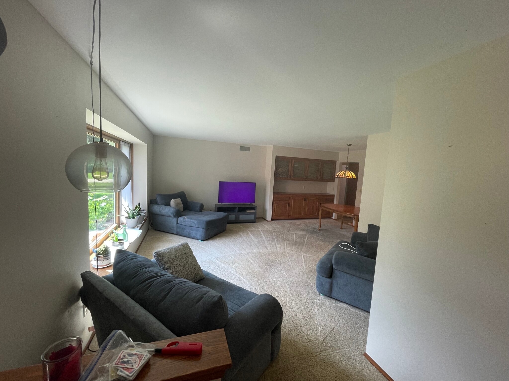 Living room from front entrance - 9640 W Barnard Ave