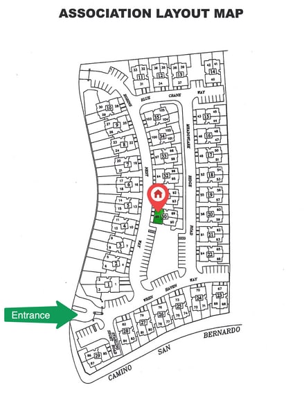Sittella community map - 16939 Robins Nest Way