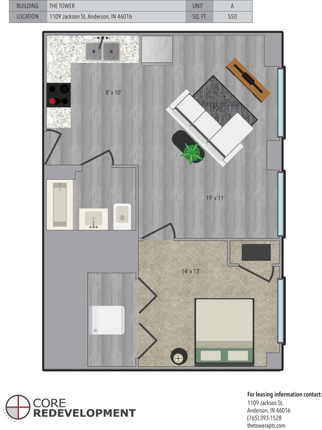 Floorplan - The Tower