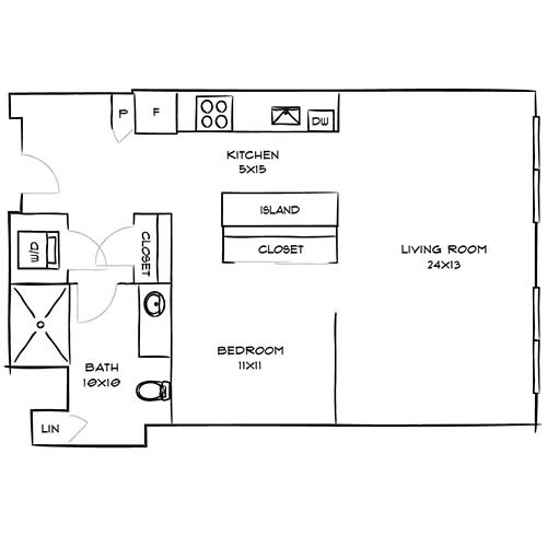 Floorplan - Indigo Apartments