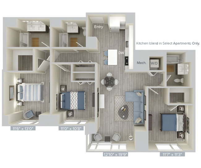 Floorplan - Avalon Brooklyn Bay