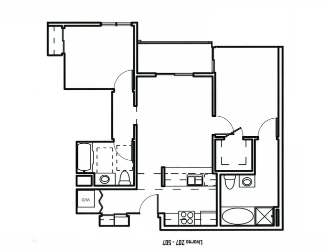 Livorno 2x2 J floor plan PR SM Livorno LLC - PR SM Livorno LLC