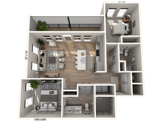 Floorplan - Ironwood Flats
