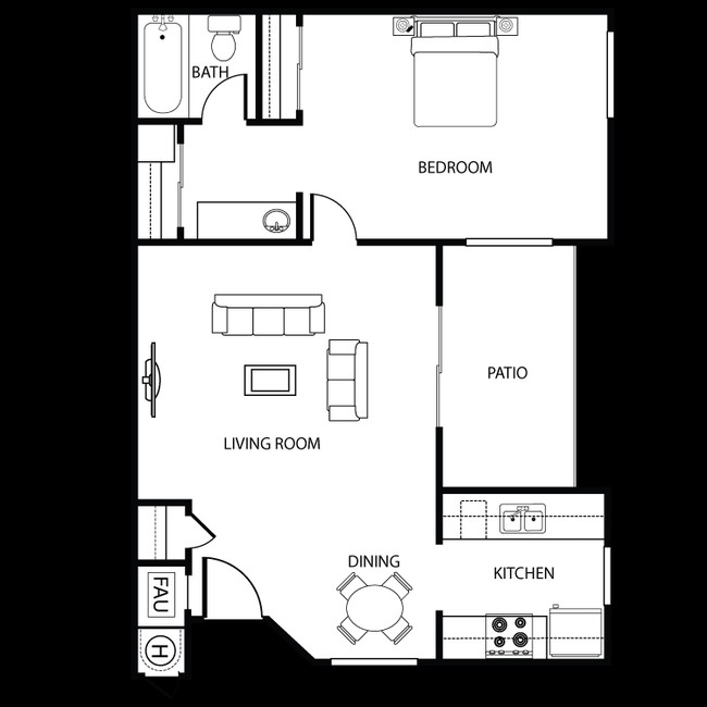 Plan A - Spring Lakes Apartment Homes