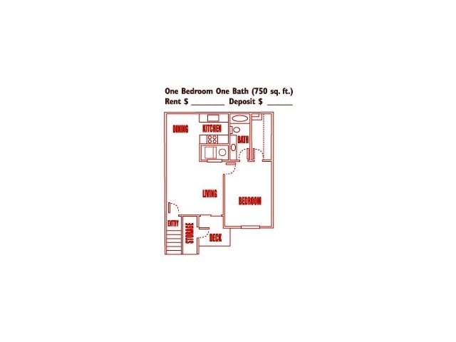 One Bedroom - Valley Park Apartments