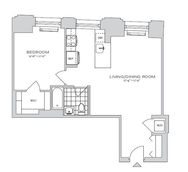 Floorplan - 70 Pine Apartments