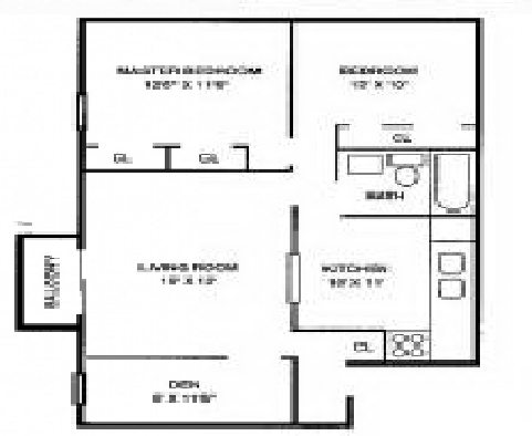 2BR/1BA - Brandon West