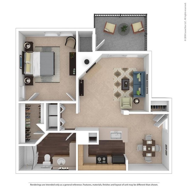 Floorplan - Beacon Ridge Apartments